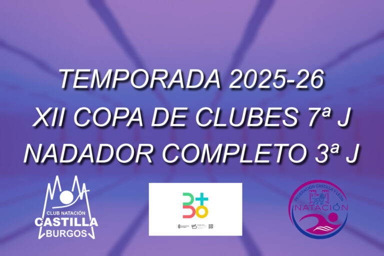 RESULTADOS – XII COPA DE CLUBES DE CASTILLA Y LEÓN y NADADOR COMPLETO PROMESAS ALEVÍN.